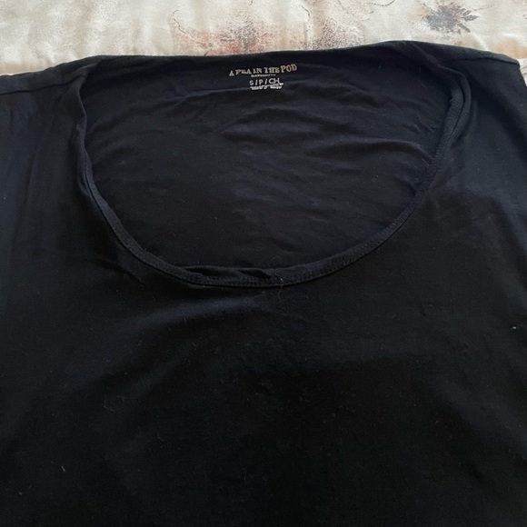 A Pea In The Pod Maternity black ruched sides sleeveless midi dress, size S - Picture 6 of 11